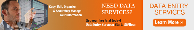 Data Entry Ad Banner